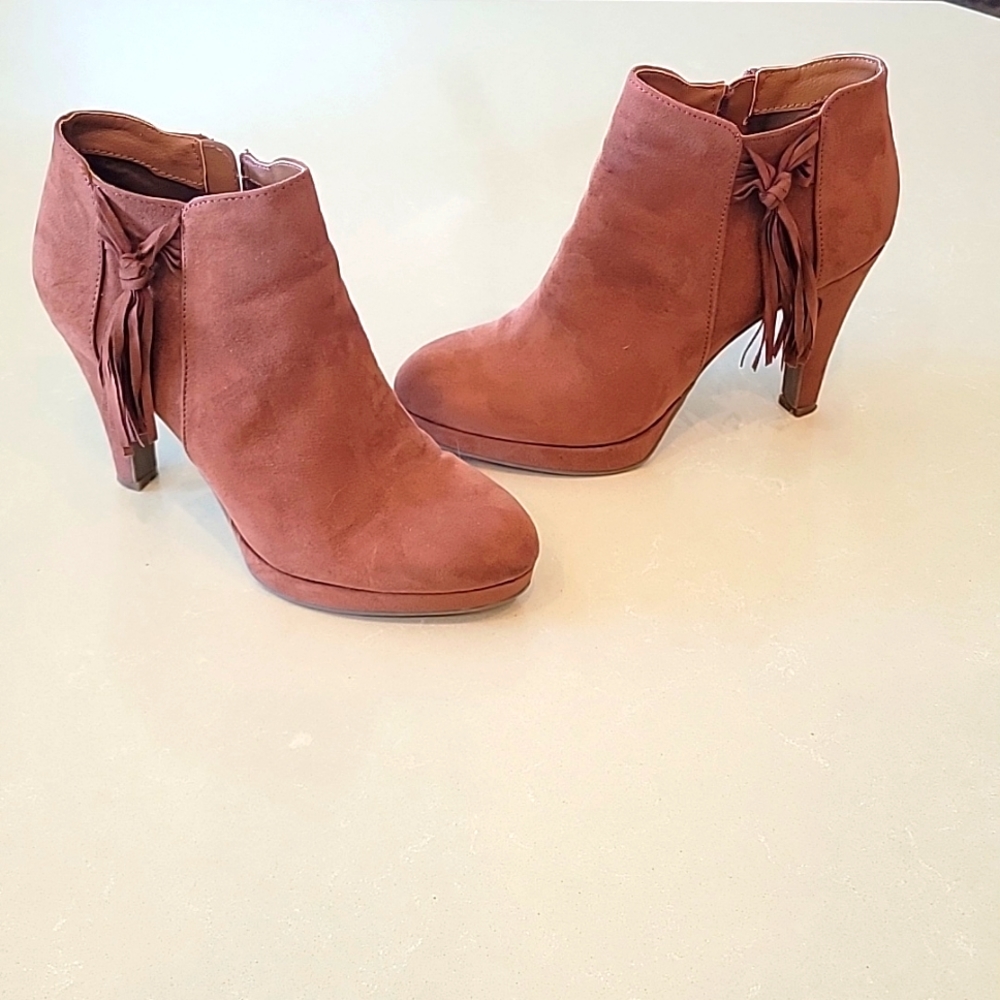 Suede Booties